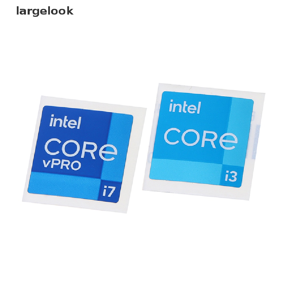 Bộ 5 Miếng Dán Trang Trí CPU Máy Tính Laptop i3 i5 i7 VPRO Thế Hệ 11 ♨Nóng Bỏng