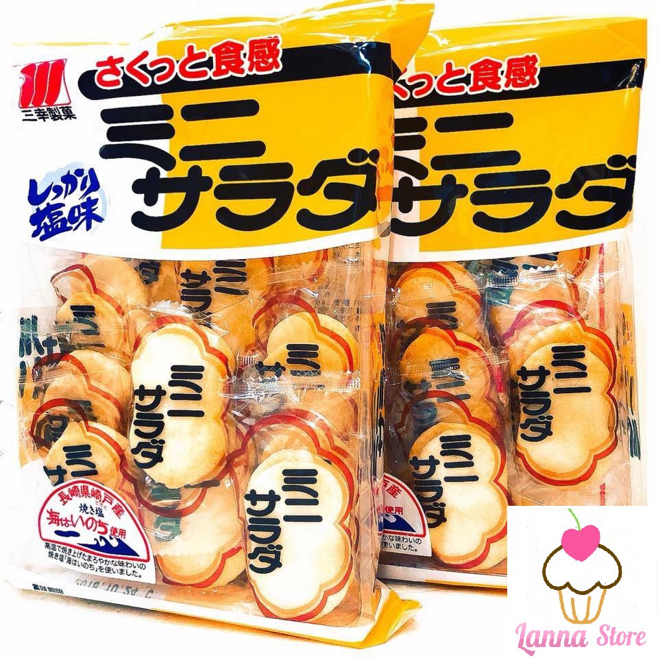 (Bán lỗ xã kho date 12/2019) Bánh gạo oval (ô van) Sanko gói 100g - Nhật Bản 🇯🇵.