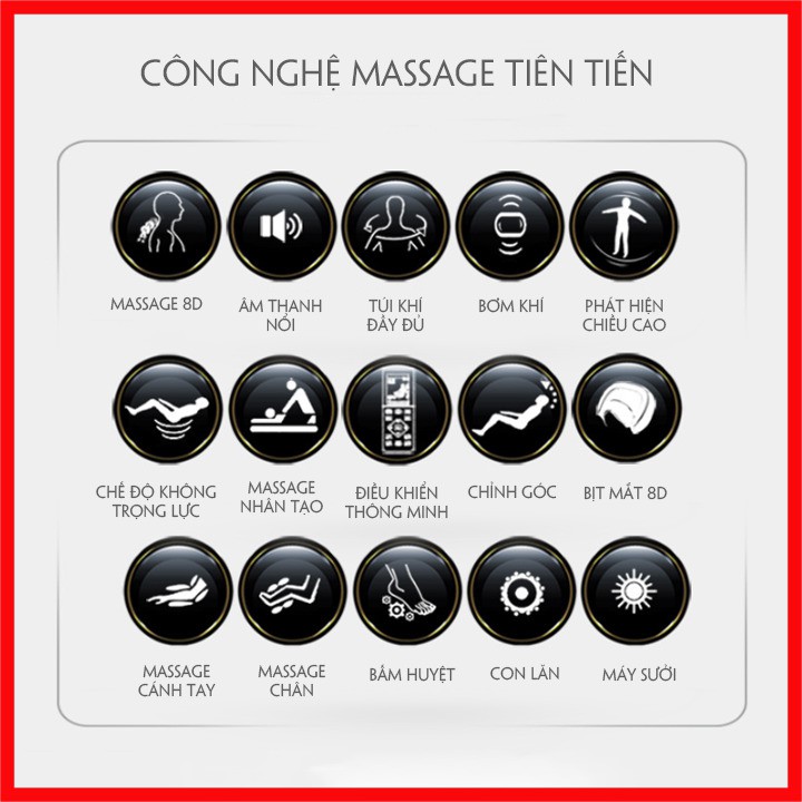 GHẾ MASSAGE, MÁY MASSAGE TOÀN THÂN CAO CÁP, GHẾ THƯ GIẢN TẠO NHÀ -TOPSKY