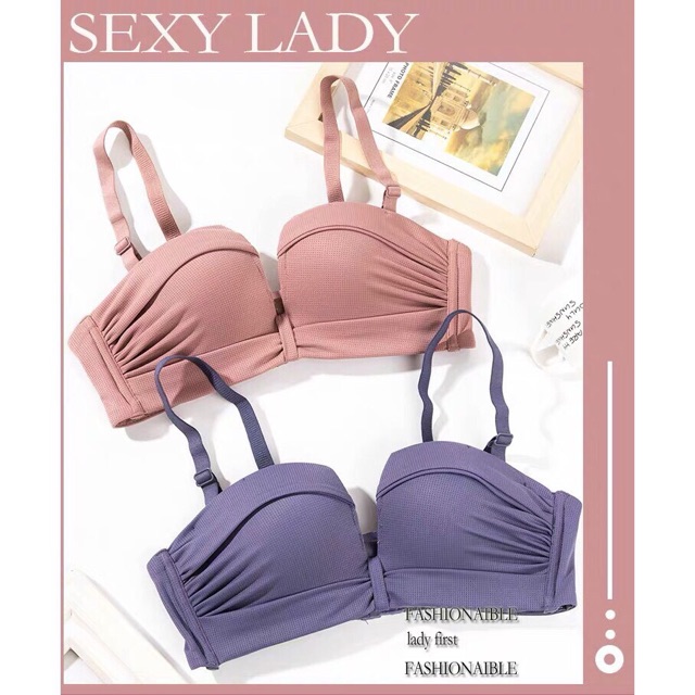 [MẪU MỚI] Bộ lót ko gọng cup vuông thông hơi siêu êm