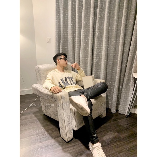 Áo nỉ unisex nam nữ 2 màu trắng đen AN02 chất nỉ dày đẹp form rộng