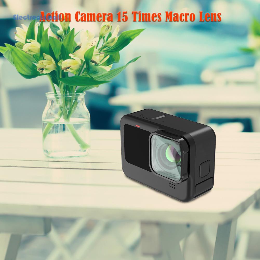Bộ Lens Máy Ảnh Điện Tử ElectronicMall01* For Go Pro Hero 5/6/7/9/10 Macro 15x