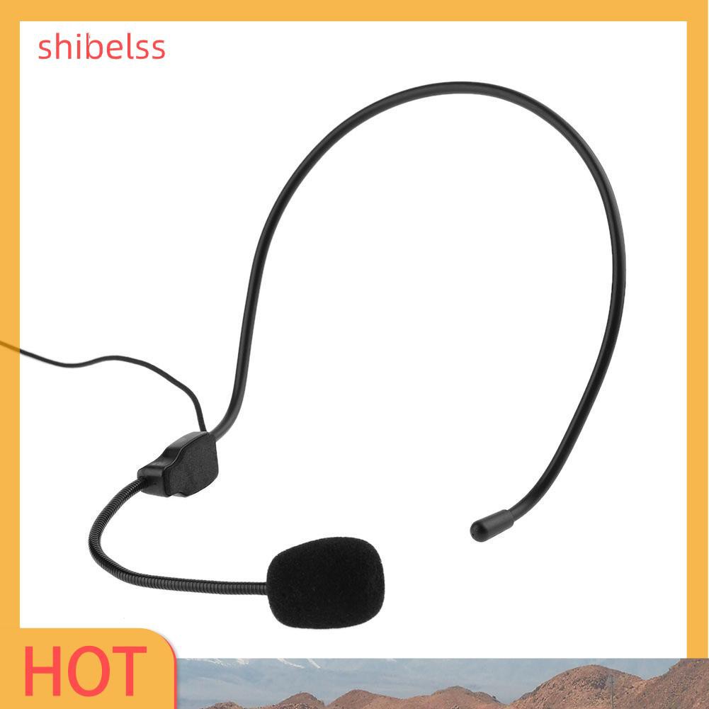 （ʚshibelss）Lightweight Wired Class Presentation Amplifier Speaker Microphone Headset