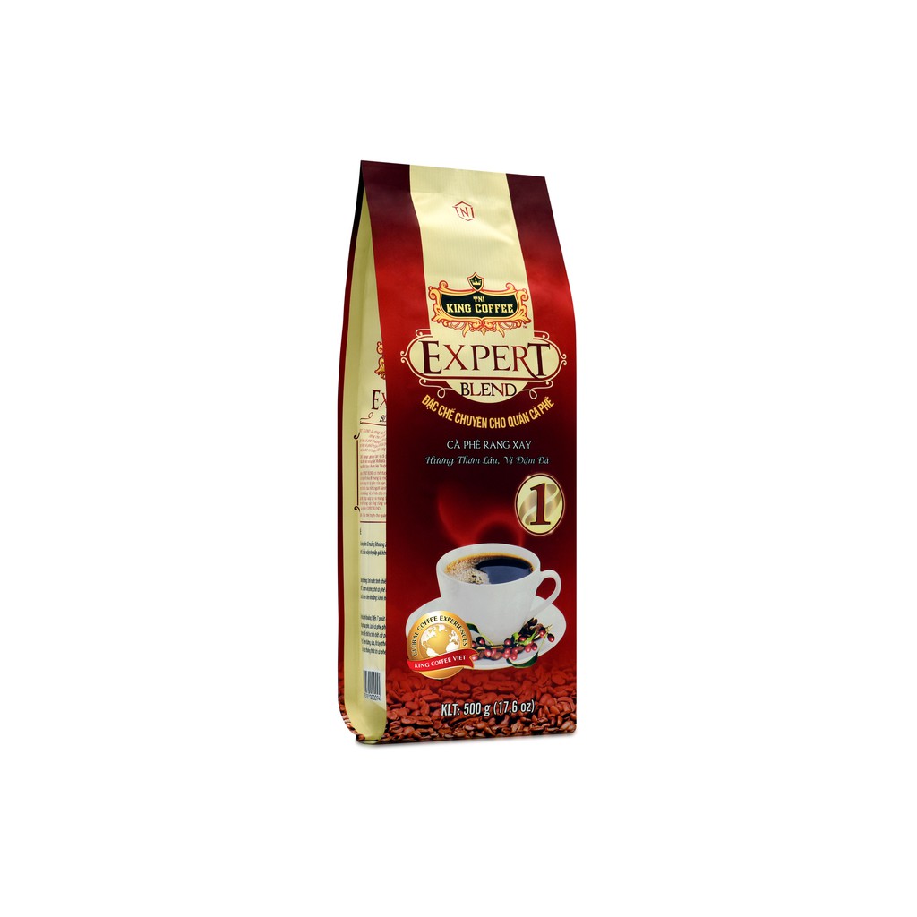 Cà Phê Rang Xay Expert Blend 1 KING Coffee - Túi 500gram | BigBuy360 - bigbuy360.vn