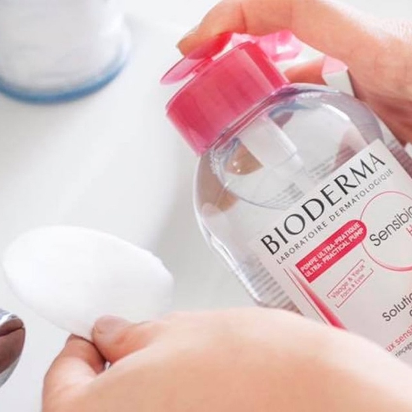 Nước Tẩy Trang Bioderma Pháp Xanh, Hồng mềm mại không gây kích ứng da