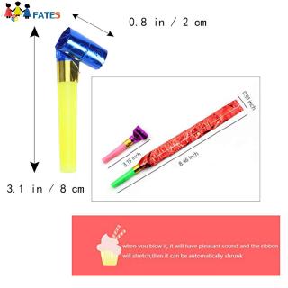 Set 100 Còi Thổi Giấy Nhiều Màu Sắc