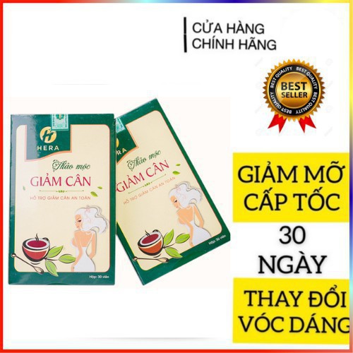 Thảo Mộc Giảm Cân Hera ❤️Tặng Quà xinh❤️Giảm Cân Hera plus -Hỗ trợ giảm béo an toàn, không mệt mỏi