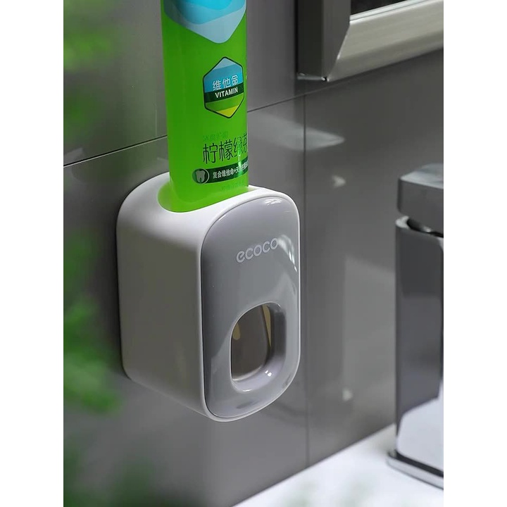 Kệ Đựng Bàn Chải, Cốc Đánh Răng Ecoco Dán Tường Thông Minh