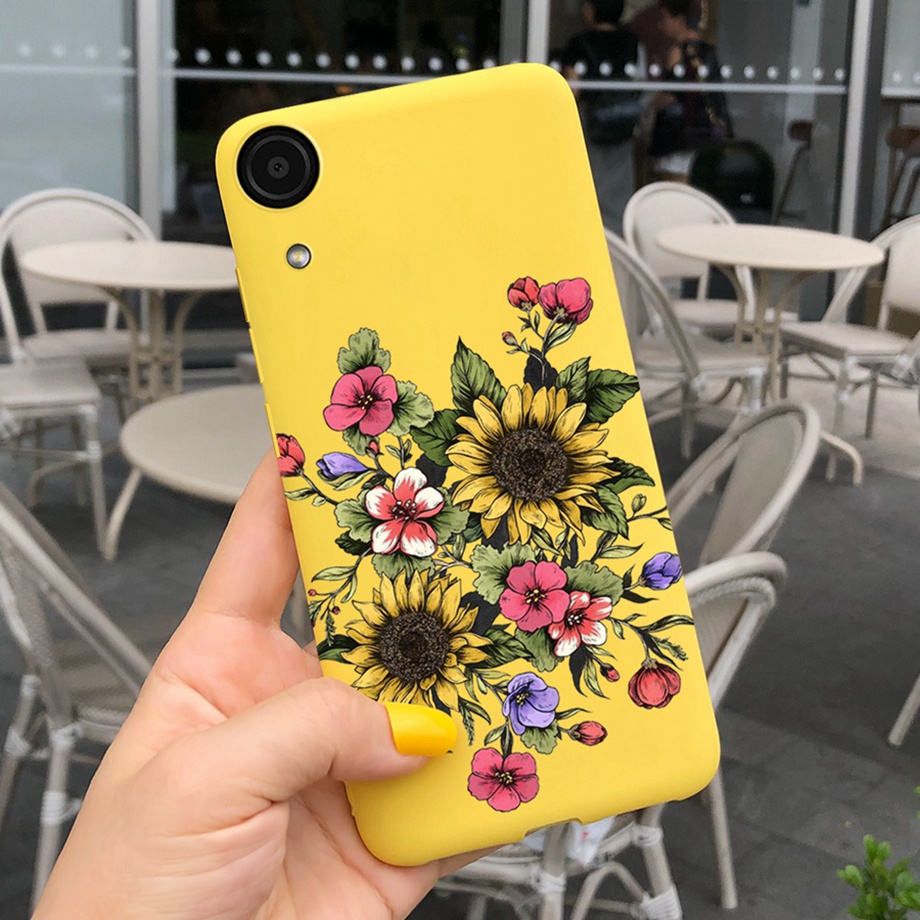 Ốp điện thoại in cây xương rồng/ hoa mặt trời cho Samsung Galaxy A03 Core 2021 SM-A032F A03 Core A032F A03Core