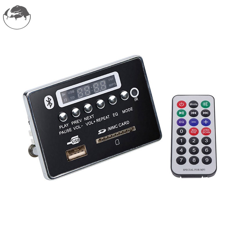 Bảng Mạch Giải Mã Âm Thanh Mp3 Điều Khiển Từ Xa Wma Wav Fm Radio Aux 5v / 12v