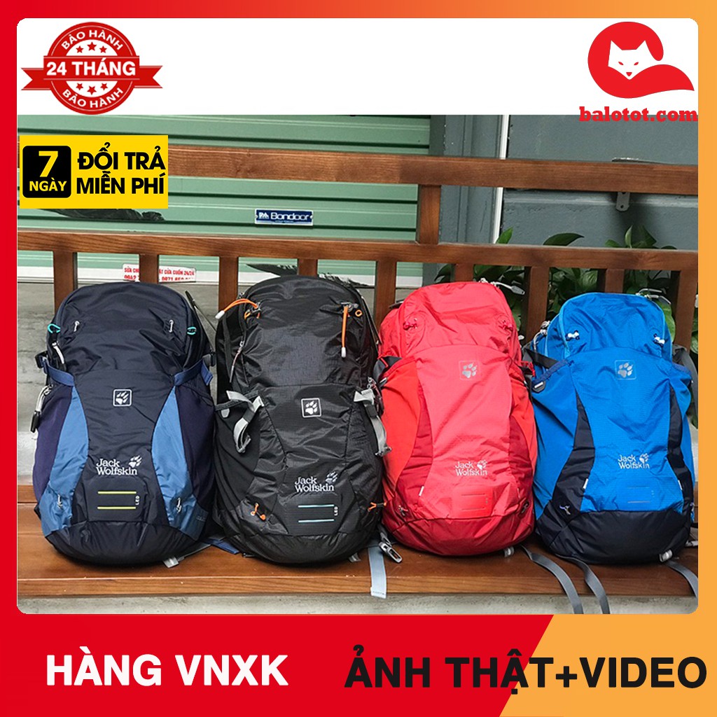 [HÀNG VNXK XỊN] Balo du lịch Jack Wolfskin Moab Jam 24 NHẸ CHỐNG NƯỚC PHÙ HỢP LEO NÚI DÃ NGOẠI DU LỊCH