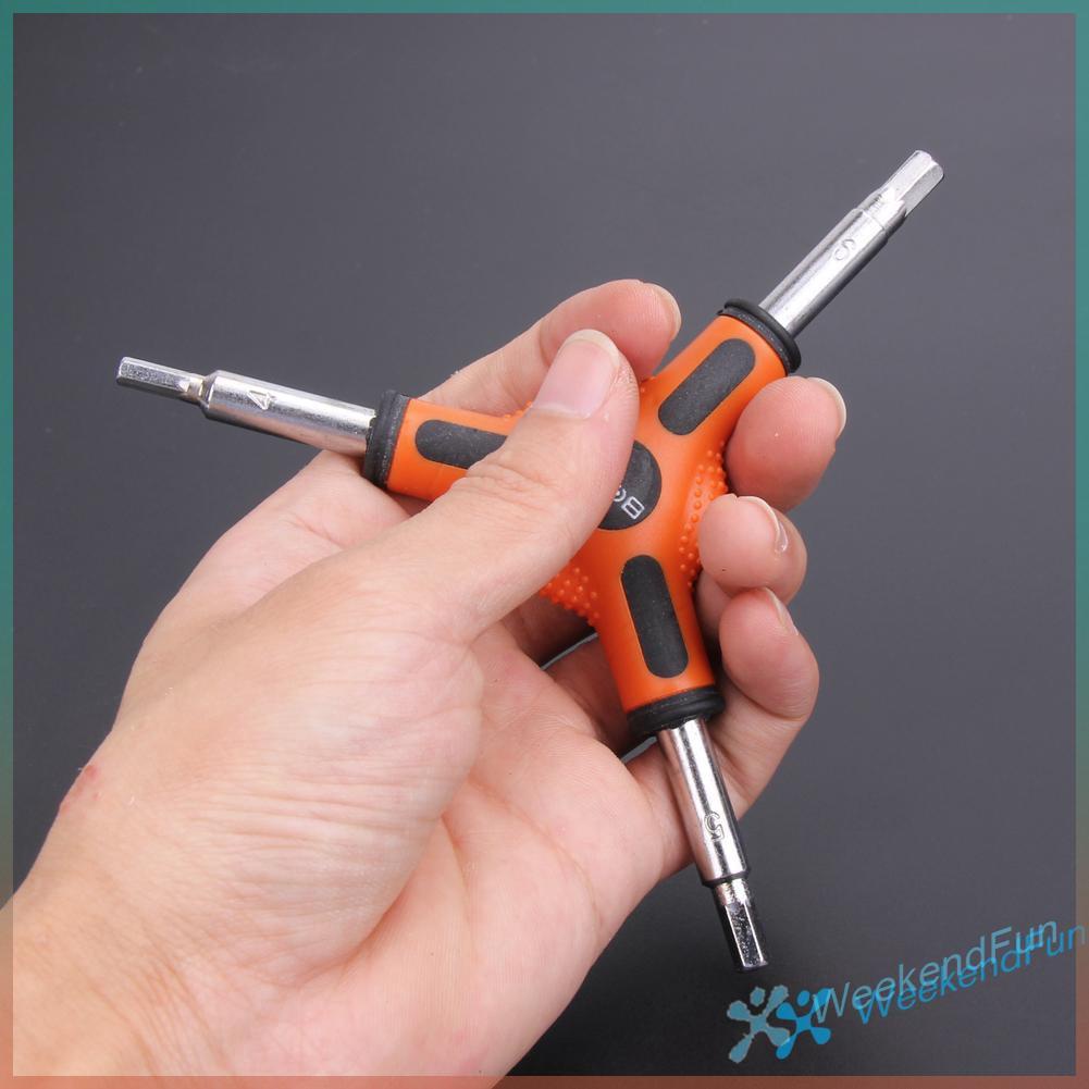 Cờ lê lục giác loại ba đầu Size 4 5 6mm cho xe đạp