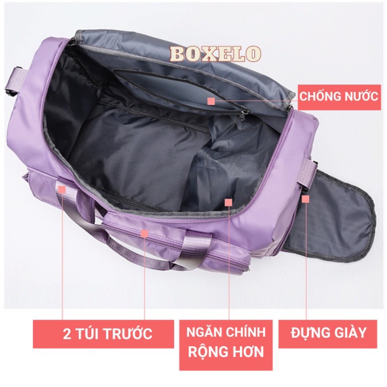 Túi Trống Du Lịch Nữ BOXELO Mẫu New Thể ThaoFREESHIPTúi Đựng Đồ Tập Gym Nam Có Ngăn Để Giày Mẫu Mới 2022