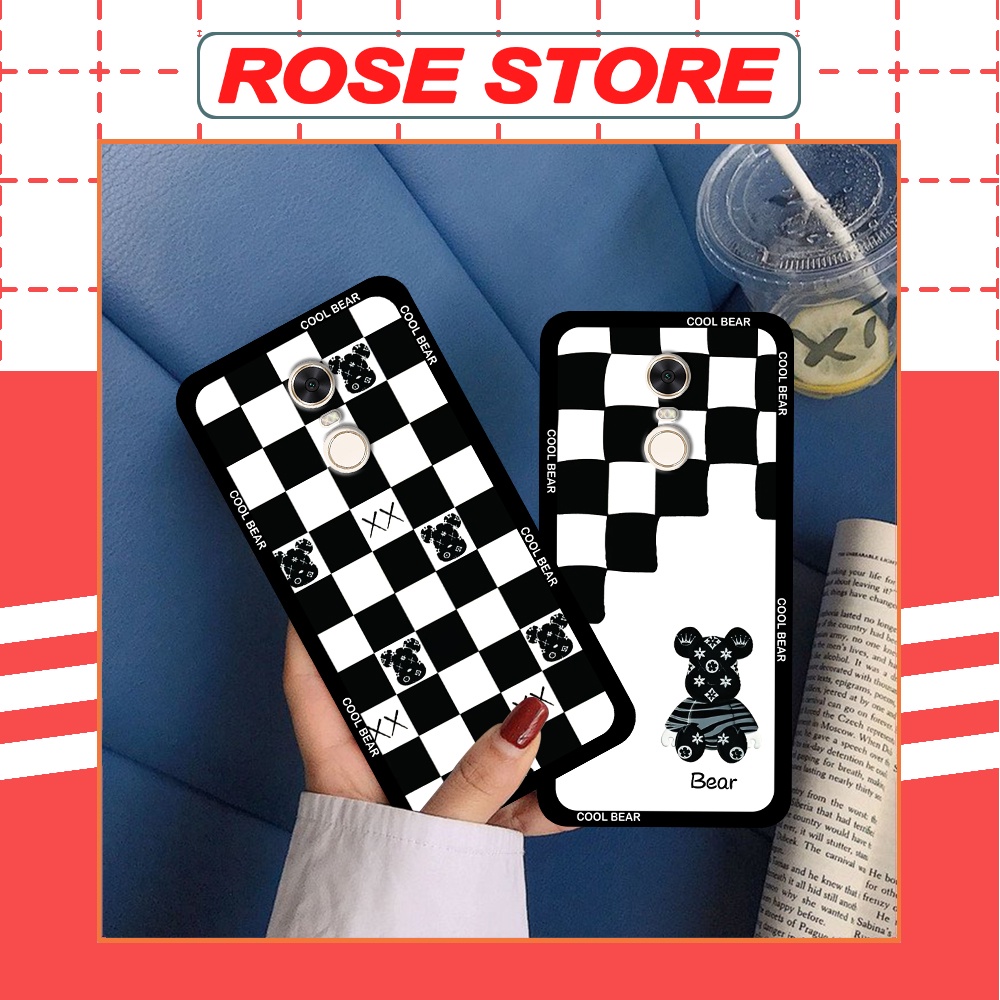 Ốp Xiaomi Redmi Note 4/ Note 4x / Redmi 5 / Redmi 5 Plus in hình in hình doremon, couple, shin, bearbrick dễ thương