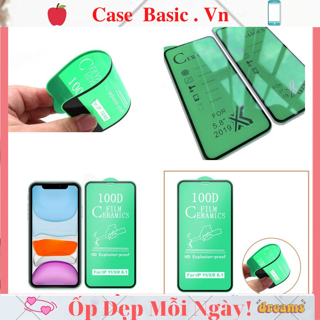 ⚡️ Giá Sỉ ⚡️ Cường lực iphone Dẻo 100D Full màn - Cường lực Dẻo Chống Mẻ Vỡ Viền