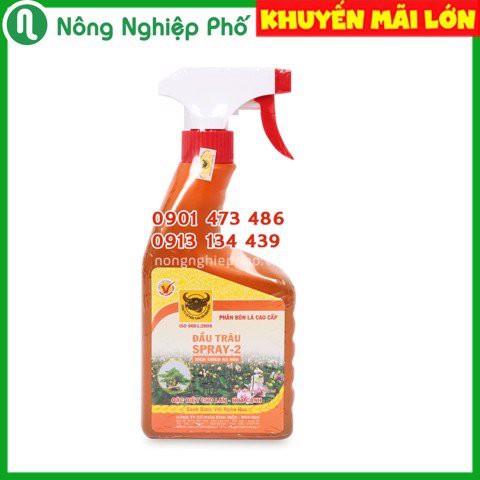 Phân bón lá đầu trâu kích ra hoa SPRAY 2 - 500ml