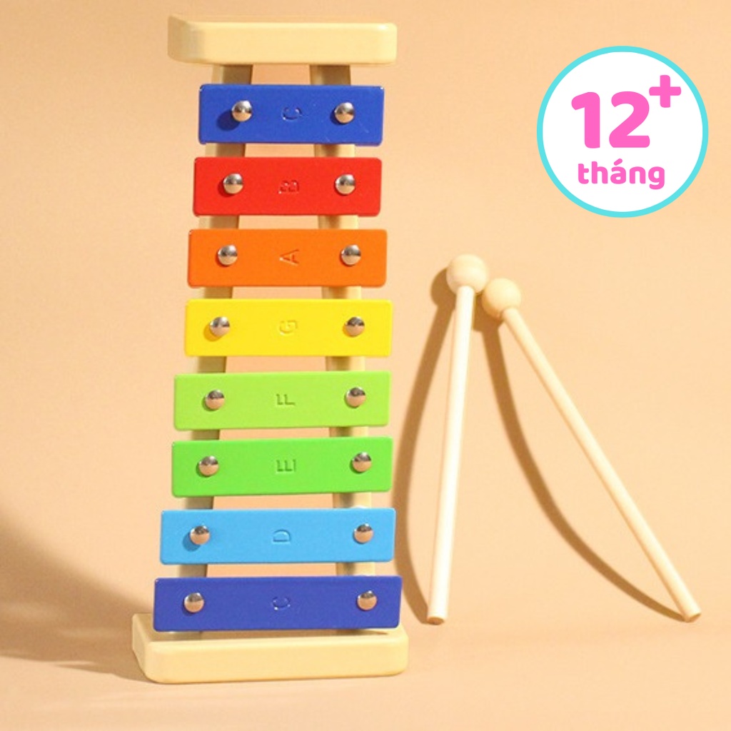 Đàn xylophone 8 nốt - đồ chơi giáo dục sớm