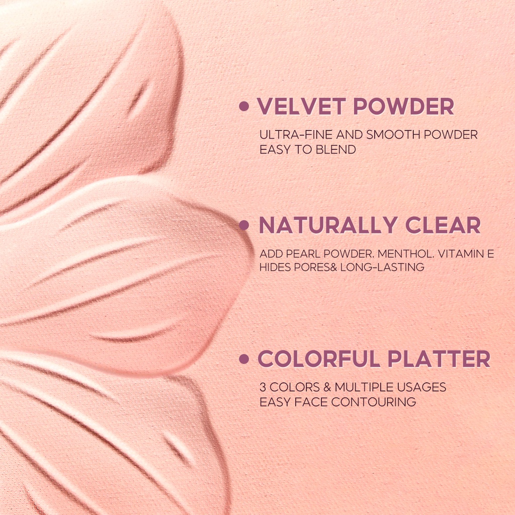 Focallure #Phấn Má Hồng Màu Lì Sắc Tố Cao Lâu Trôi Chống Thấm Nước Kết Cấu Mềm Mịn SunsetGarden