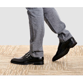 Giày Tây Monk Strap Khóa Kéo