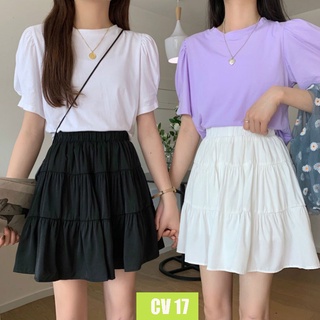 Cv17 chân váy công sở nữ xòe 3 tầng xinh xắn