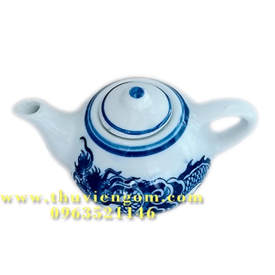 Bộ ấm trà Bát Tràng mini