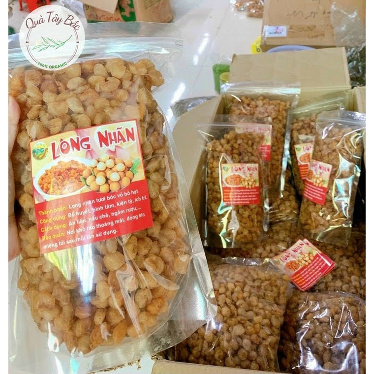 Long nhãn - Cơm nhãn lồng Hưng Yên sấy khô loại đặc biệt 500g