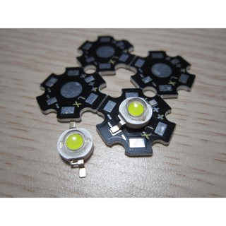 LED 1W-3W   sáng trắng kèm đế tản nhiệt