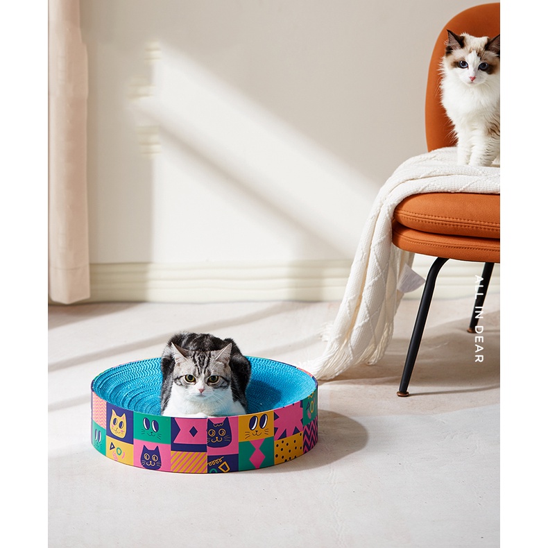 𝗨𝗿𝗯𝗮𝗻_𝗖𝗮𝘁 𝗦𝗰𝗿𝗮𝘁𝗰𝗵_Bàn cào móng tròn cho mèo