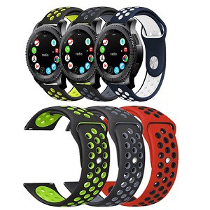 DÂY NHỰA NIKE + CHO SAMSUNG GEAR S3 CLASSIC / FRONTIER/ TICWATCH 1/ FOSSIL Q FOUNDER/XIAOMI AMAZFIT