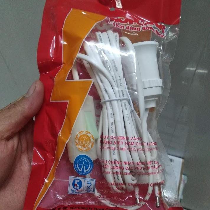 Dây đuôi đèn liền công tắc 5m