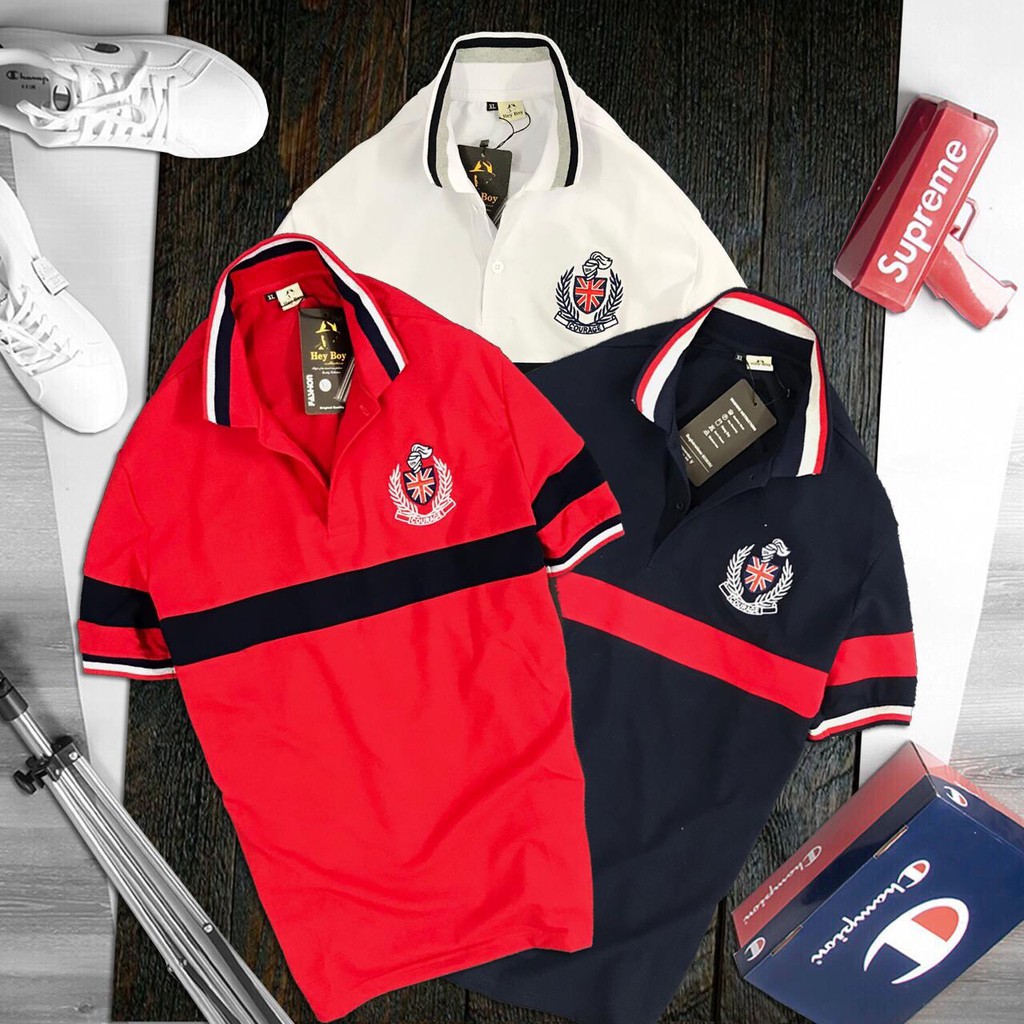 Áo Thun Polo Nam Có Cổ, Tay Ngắn LD158 - Chất Liệu Cotton Cá Sấu 100%, Form Suông Basic Thoáng Mát, Thoải Mái.