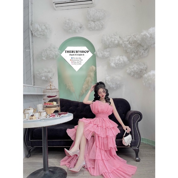 Đầm công chúa tầng dài