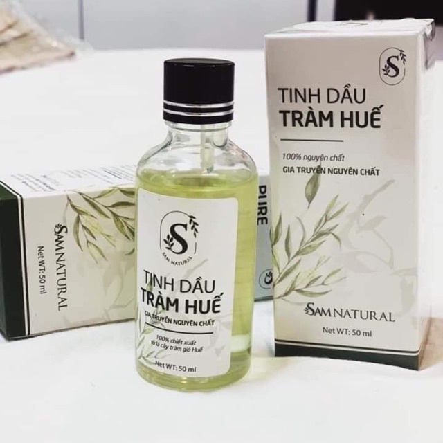 ❤TINH DẦU TRÀM SAM NATURAL - Tinh dầu tràm Huế 100% nguyên chất hỗ trợ cảm cúm, cảm lạnh, côn trùng cắn❤