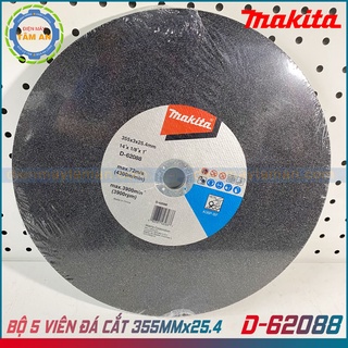 Bộ 5 viên đá cắt 14 inch 355mmx25.4 makita d-62088 |chính hãng