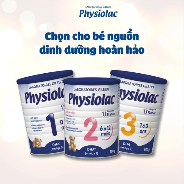 [ Mẫu Mới Date 2023 ] Sữa Pháp Dinh Dưỡng Physiolac Số 1,2,3 400gr