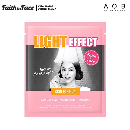 Mặt Nạ Dưỡng Sáng Da Faith In Face Light Effect Hydrogel Mask (25g) - HSD: 17/03/2022