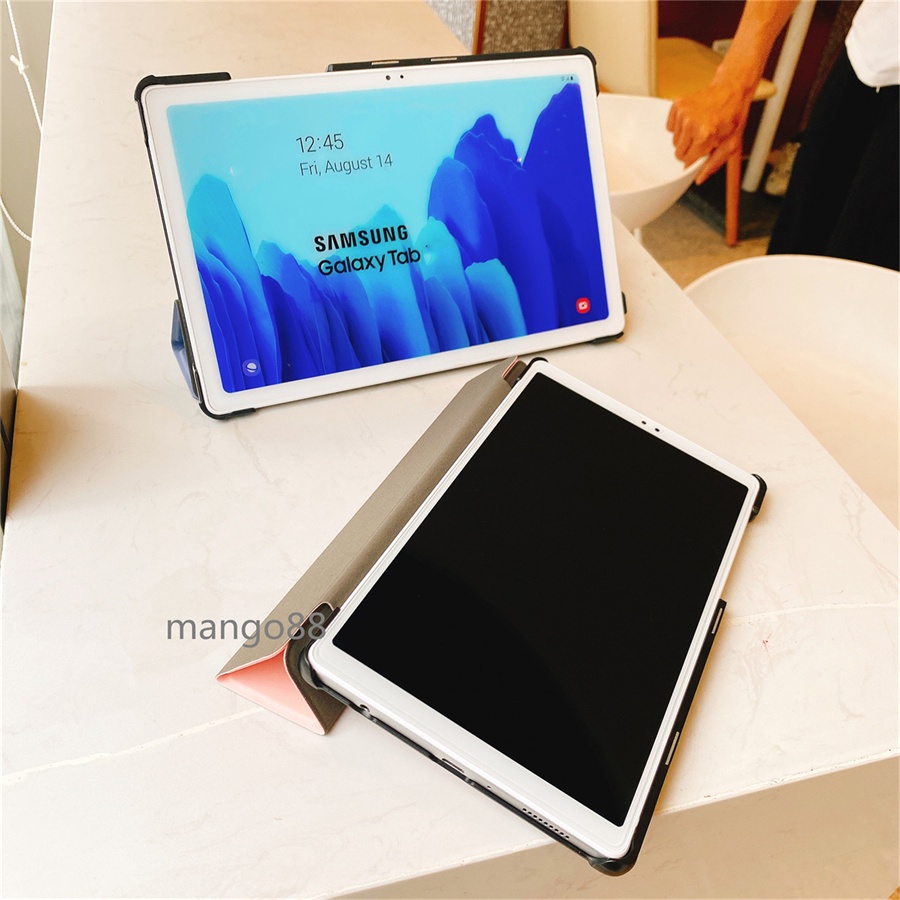 Bao da máy tính bảng nắp lật gấp làm ba cho Samsung Galaxy Tab A7 Lite 2021 8.7inch T220 T225