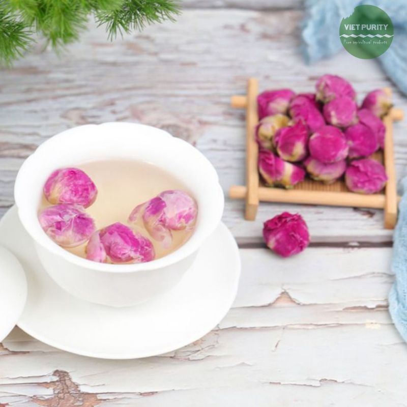 100 - 500gram trà hoa mẫu đơn sấy khô giúp cân bằng nội tiết tố nữ