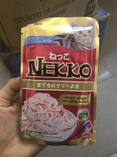 Pate cho mèo Nekko 70gr