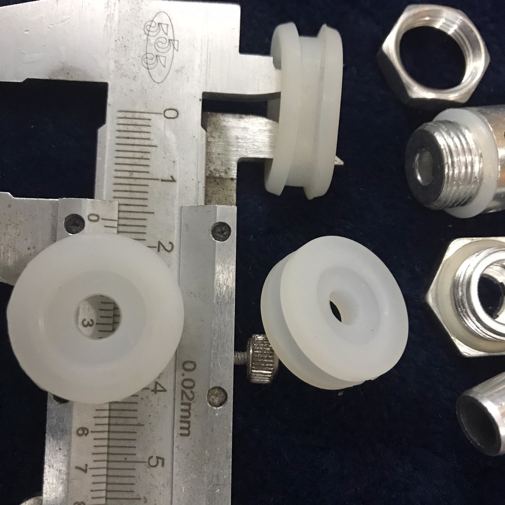 22mm 1 cái- Long đen dày 8mm Roăng silicon chịu nhiệt phi 25  bulong / bu lông