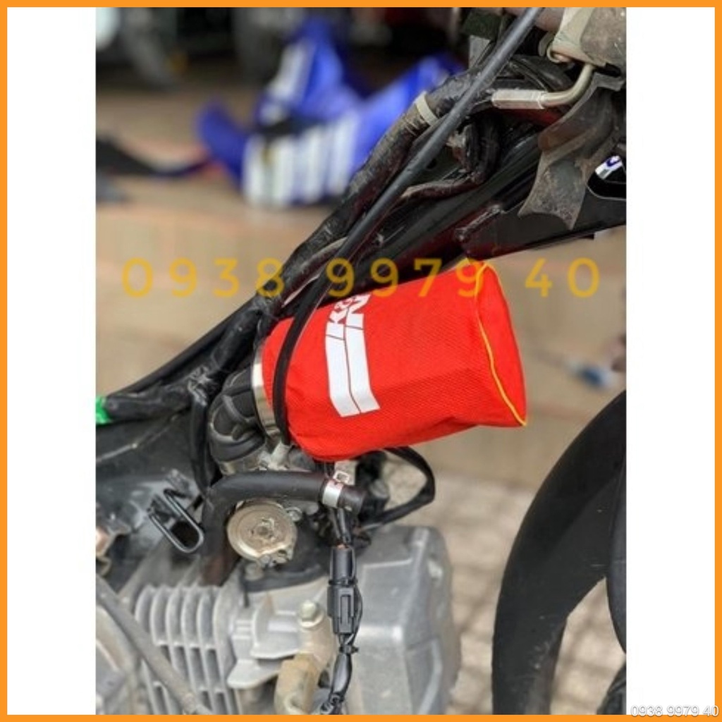 Lọc gió trụ, Lọc gió trụ KN tặng Áo Trùm Pô E gắn Ex 150 Sirius Winner Vario Wave Exciter Satria Raider Wave Dream