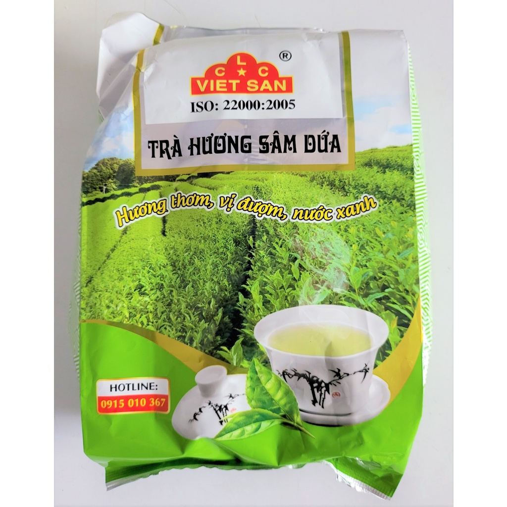 [GÓI LỚN 250g] TRÀ HƯƠNG SÂM DỨA (Trà lá) [VN] VIỆT SAN Tea with Pandan Flavour