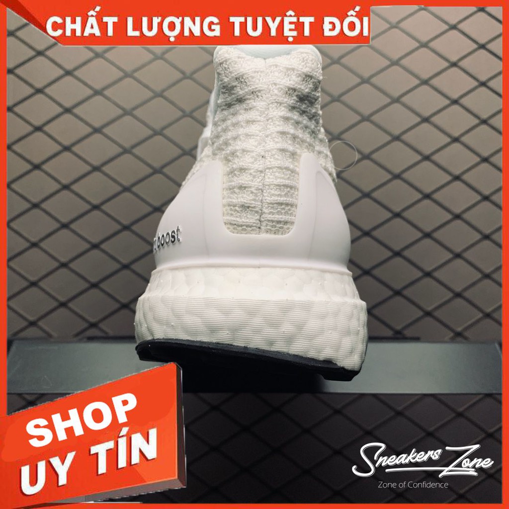 (FREE SHIP + HỘP + QUÀ) Giày thể thao sneaker nam nữ ULTRA BOOST 4.0 white trắng đế đen | BigBuy360 - bigbuy360.vn