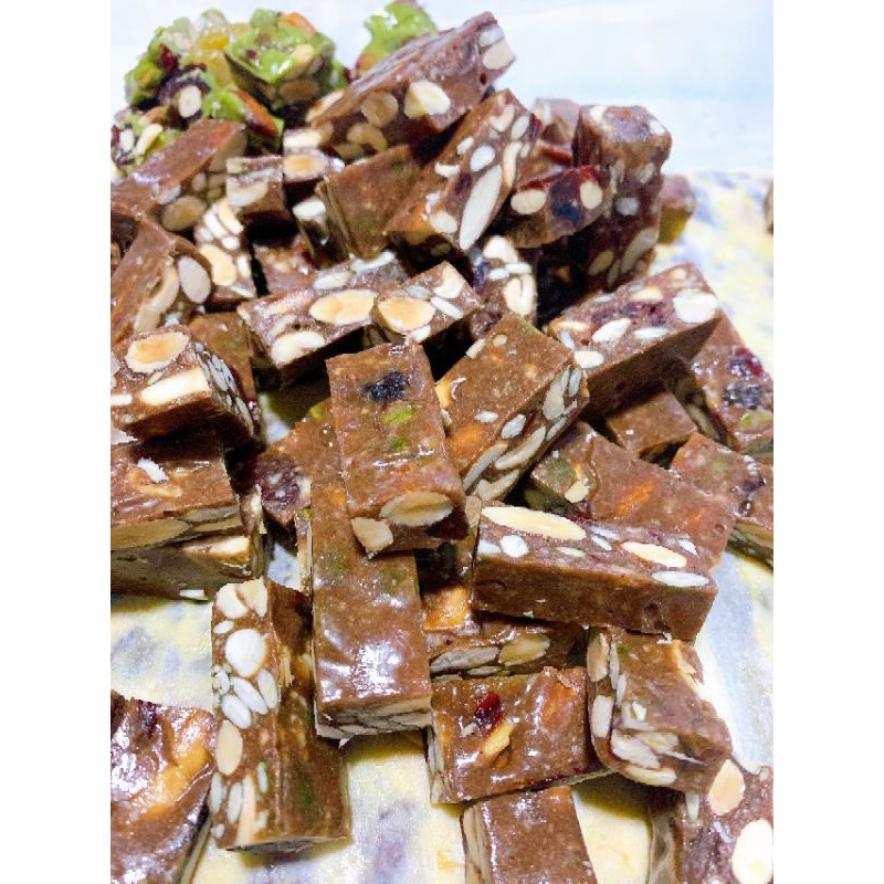 Set nguyên liệu làm kẹo nougat  + tặng kèm giấy gạo, giấy gói kẹo