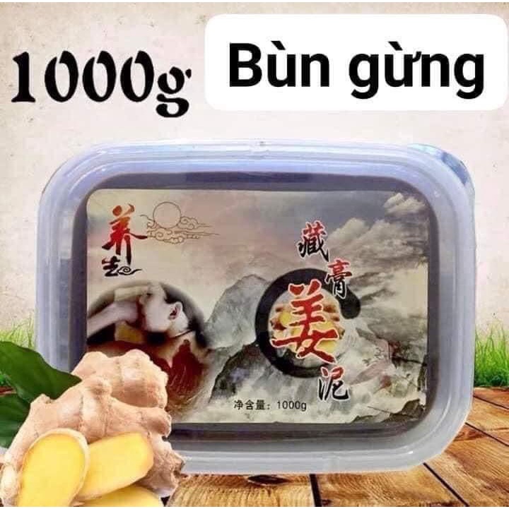 Bùn Gừng Dưỡng Sinh Giảm Béo - Bùn Gừng Hộp 1kg Tái Sử Dụng Được Nhiều Lần
