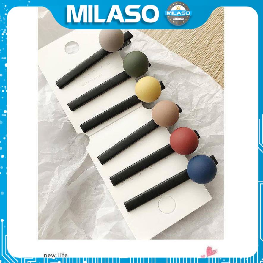 Kẹp Tóc Mái MILASO Kẹp Tóc Hàn Quốc Mỏ Vịt Phong Cách Nhiều Màu Xinh Xắn FAH-001254