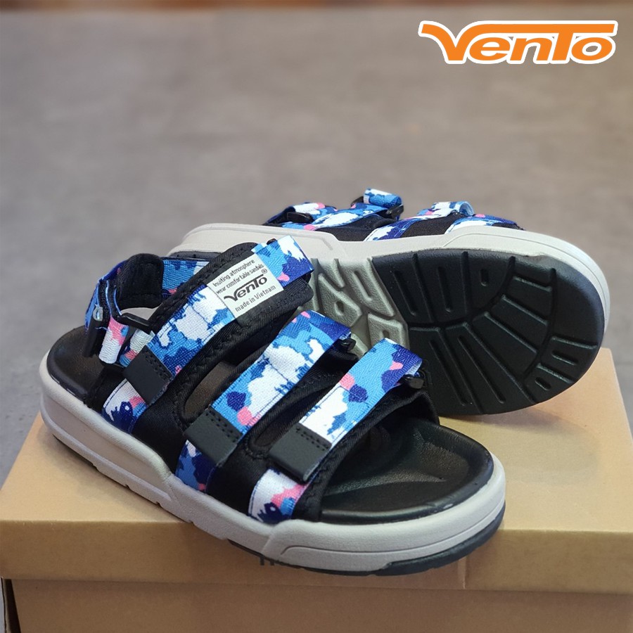 Giày Sandal Vento 3 Quai Ngang SD1001 Blue Camo