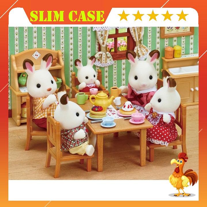 Đồ chơi nhà búp bê Sylvanian Families gia đình thỏ Chocolate [4150]