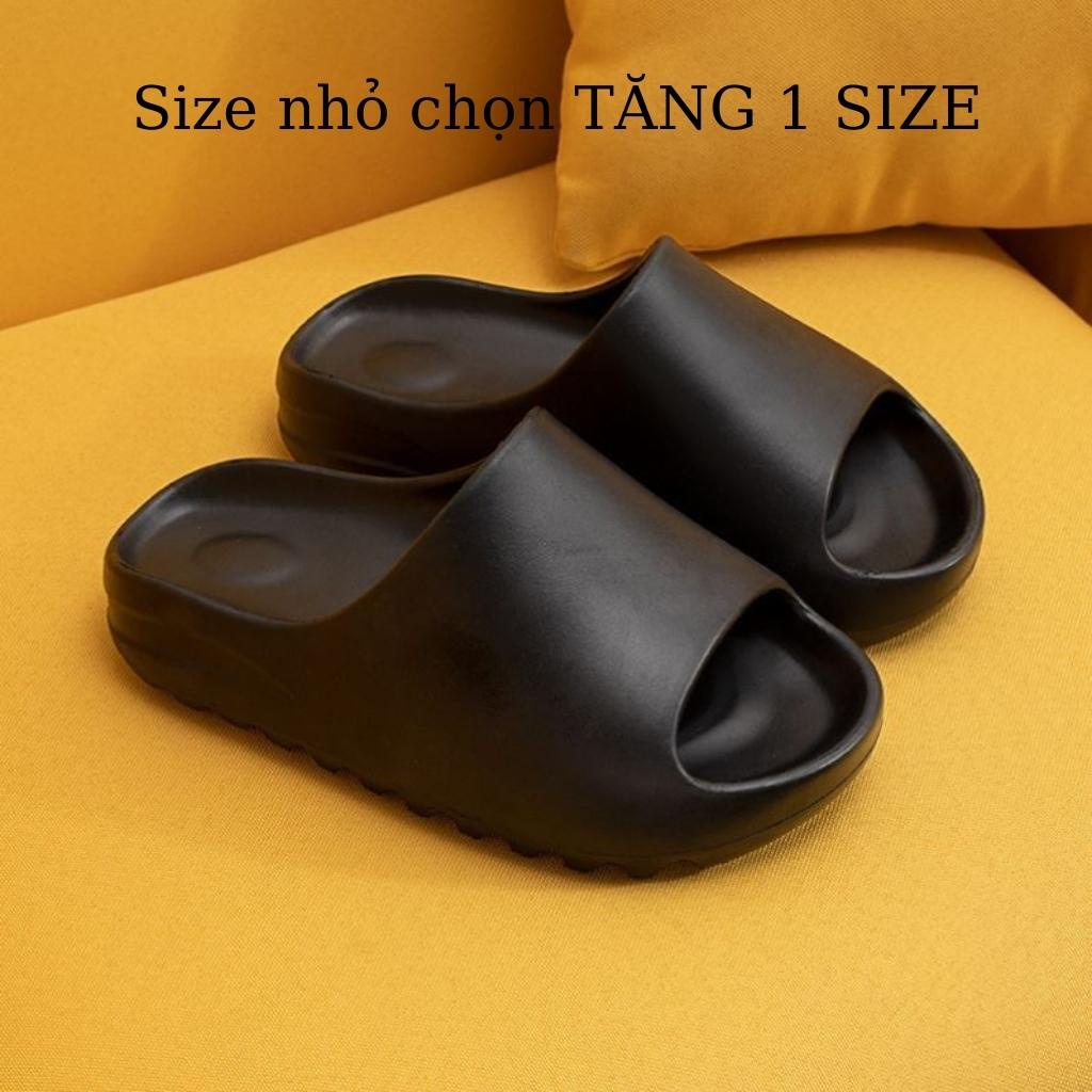 Dép quai ngang nam nữ đế độn UNISEX Dép bánh mì đơn giản êm mềm nhẹ chống trơn SIZE NHỎ