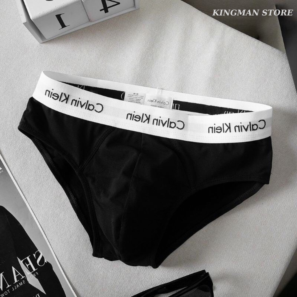 Combo Hộp 5 Chiếc Quần Sịp Nam Cotton Tam Giác Cao Cấp, Quần Xì Nam Tam Giác Chất Cotton Co Dãn 4 Chiều - Kingman Store